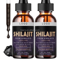 Shilajit Liquid Drops Factory - OEM Himalayan Extract Mineral Booster