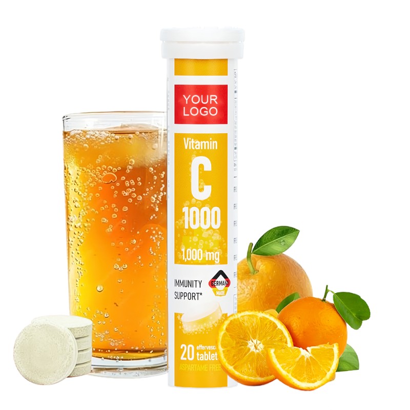 Vitamin C Tablets Manufacturer - OEM 1000mg Effervescent Multivitamin