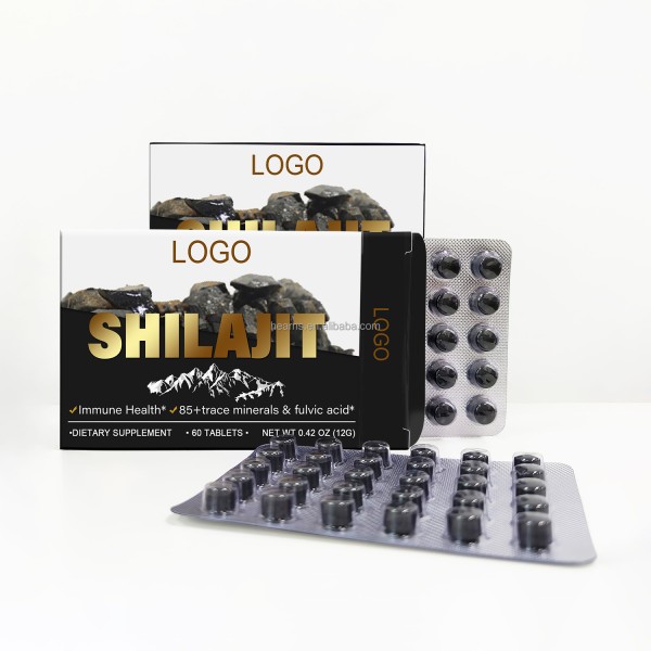 Shilajit Tablets Supplier - OEM Pure Mineral Immune Vitamins