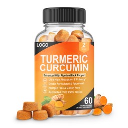 Turmeric Gummies Manufacturer - OEM Ginger Black Pepper Vegan