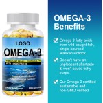 Omega 3 Softgels Manufacturer - OEM 1000mg DHA EPA Vitamin E