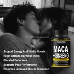 Maca Ginseng Capsules Supplier - OEM Ashwagandha Male Enhancement Energy