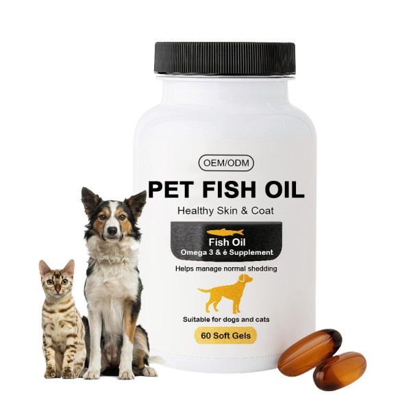 Omega 3 Fish Oil Softgels Manufacturer - OEM Salmon Oil Pet Skin Coat
