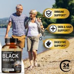 Black Seed Oil Softgels Supplier - OEM Vegan Cold Pressed Immune Hair