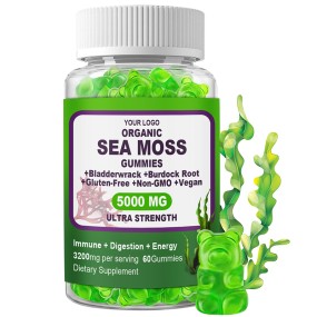 Sea Moss Gummies Factory - OEM Black Seed Oil Shilajit Strength