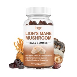 Lion's Mane Gummies Supplier - OEM Complex Brain Boost Herbal