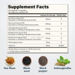 Sea Moss Capsules Supplier - OEM Black Seed Oil Ashwagandha Adult