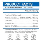 Omega 3 Chews Manufacturer - OEM Fish Oil Skin Coat Pet Nutrition