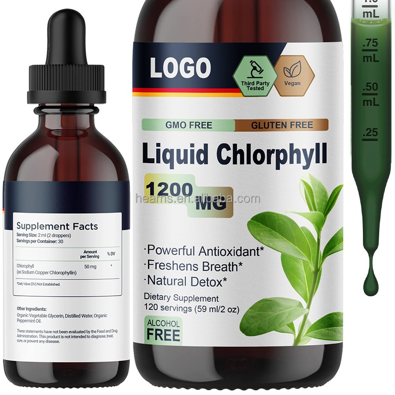 Chlorophyll Drops Supplier - OEM Organic Vegan Weight Loss Detox