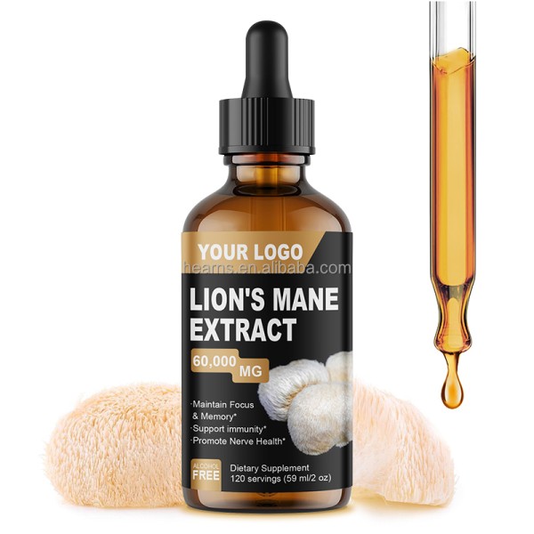 Lion's Mane Drops Manufacturer - OEM Mushroom Extract Brain Boost
