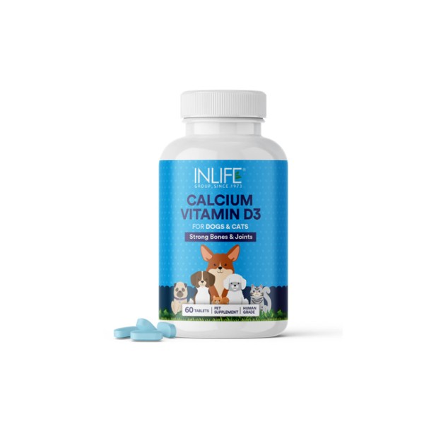 Calcium Supplement for Dogs Cats - Bulk Vitamin D3 Tablets Supplier