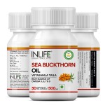 Sea Buckthorn Seed Oil - Omega Supplement Vegetarian Capsules