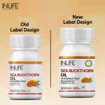 Sea Buckthorn Seed Oil - Omega Supplement Vegetarian Capsules