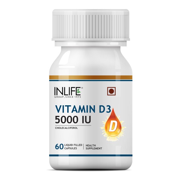 Vitamin D3 Supplement - 5000 IU Liquid Filled Capsules Supplier
