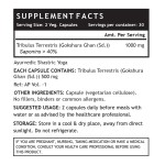 Tribulus Terrestris Supplement - Men's Energy Stamina Formula