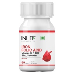 Iron Folic Acid Supplement - Chelated with Vitamins Tablets