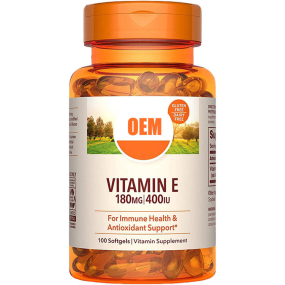 Vitamin E Softgels - Immune Health Antioxidant Support