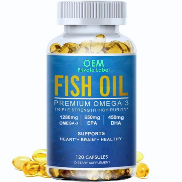 Omega 3 Fish Oil Softgels - Private Label EPA DHA Supplement