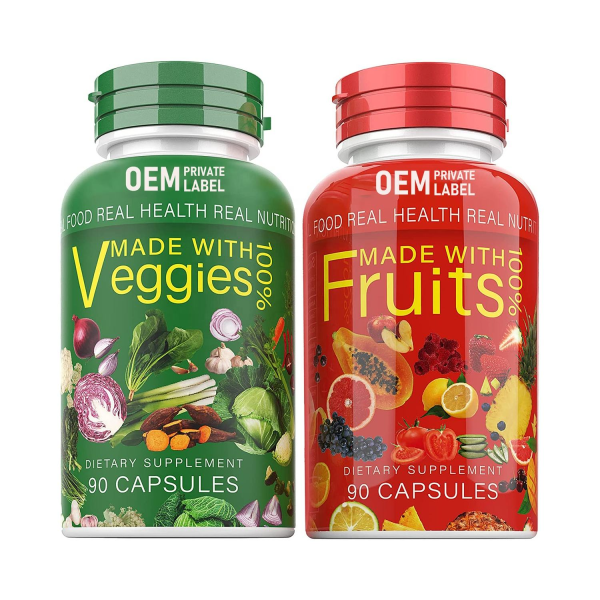 Fruit Vegetable Capsules - Nutritional Herbal Supplement