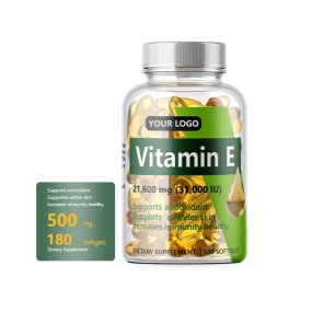 Vitamin E Softgel Capsules - Lady Skin Care Supplement Factory