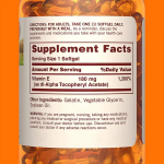 Vitamin E Softgels - Immune Health Antioxidant Support