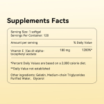 Vitamin E Softgel Capsules - Lady Skin Care Supplement Factory