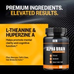 Nootropic Softgel Capsules - Focus Memory Enhancement