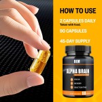 Nootropic Softgel Capsules - Focus Memory Enhancement