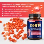 Coenzyme Q10 Softgels - Natural Ubiquinone Supplement