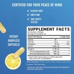 Fish Oil Softgel Supplements - Lemon Flavor Private Label