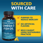 Fish Oil Softgels - Brain Eye Health Omega 3