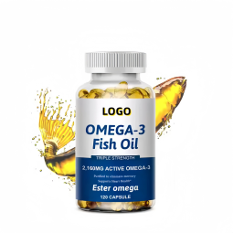 Fish Oil Omega 3 Softgels - Halal Brain Support Formula