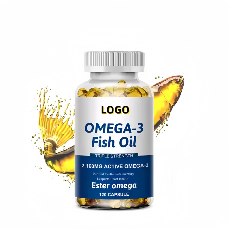 Fish Oil Omega 3 Softgels - Halal Brain Support Formula
