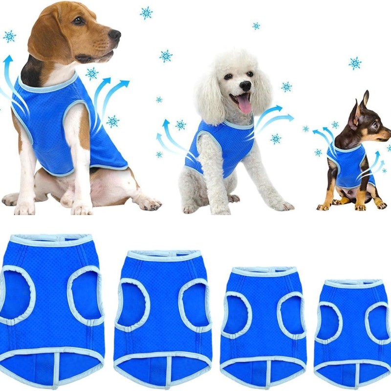 Dog Cooling Vest - Summer Breathable Pet Jacket