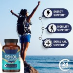 Fish Oil Softgel Capsules - Deep Sea OEM Supplement