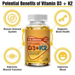 Vitamin D3 K2 Soft Capsules - Customized Newborn Support
