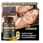 Ashwagandha Capsules - Root Extract Herbal Supplement