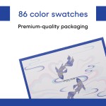 Hair Color Chart Book - OEM 86 Shades Supplier