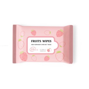 Wet Wipes Factory - 10pcs Portable Infant Hand Mouth Cleaning