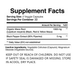 Maca Root Capsules - Gluten Free Extract Supplement