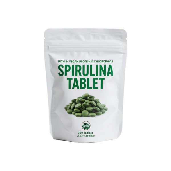 Spirulina Tablets - Vegan Protein Supplement