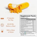 Turmeric Capsules - Organic Joint Support Supplement
