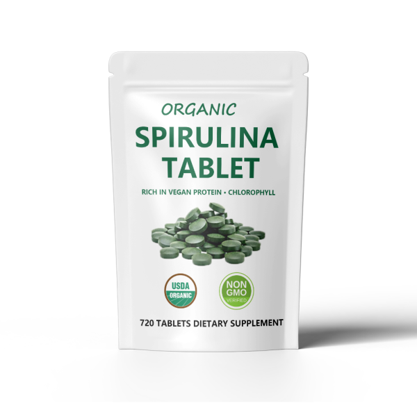 Spirulina Chlorella Tablets - Organic Blend Supplement