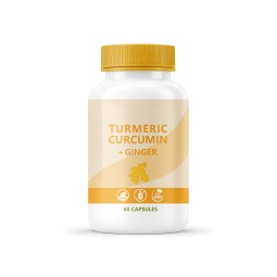 Turmeric Ginger Capsules - Bioperine Supplement