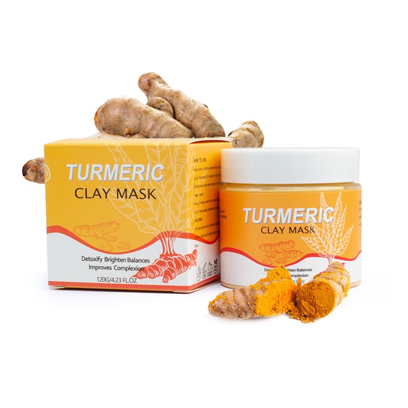 Turmeric Clay Mask Factory - Private Label Mud Scrub Whitening