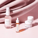 Rose Skincare Set Factory - Private Label 4pcs Hydrate Glow