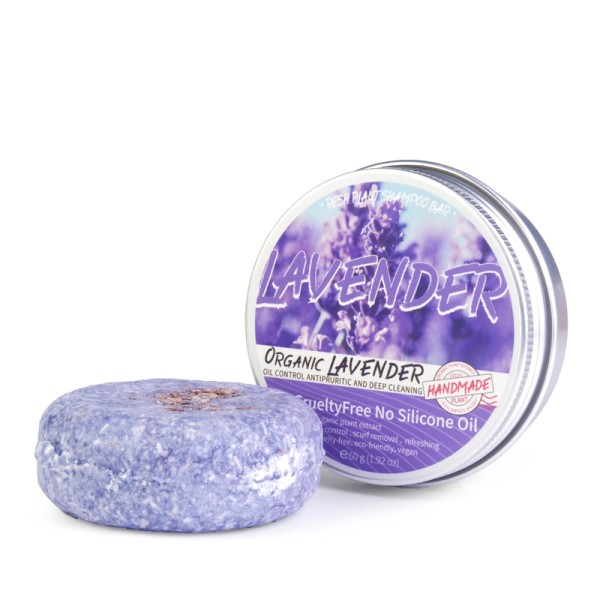 Hair Soap Factory - Private Label Vegan Lavender Tin Box