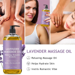 Lavender Massage Oil - Romantic Fragrant Soothing