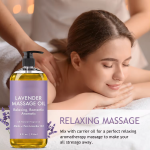 Body Massage Oil - Lavender Soothing Relaxation
