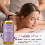 Lavender Massage Oil - Romantic Fragrant Soothing